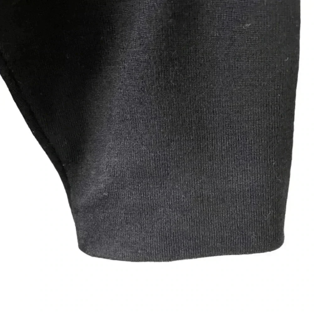 Carole Little Beaded Black Sweater Tunic Dress Size Medium Vintage Long Sleeves - Picture 6 of 9